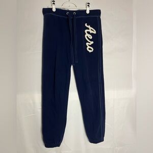 Aeropostale Low Rise Dark Blue Sweatpants